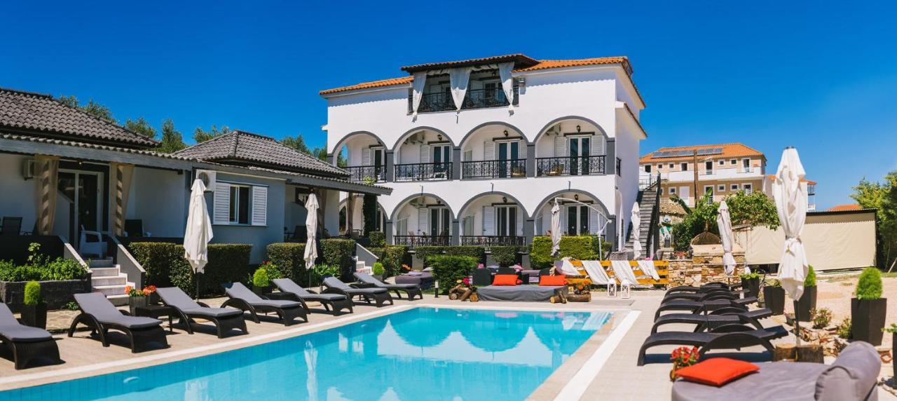 Villa Corali Apartments Sea Breath & Pool Amoudi Exterior foto